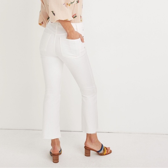 Madewell cali demi boot pure white wash size 26 tall - Picture 2 of 6